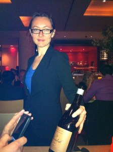 Rouge Tomate's sommelier, Pascaline Lepeltier