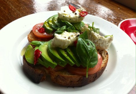 Bruschetta from Ici, Melbourne.